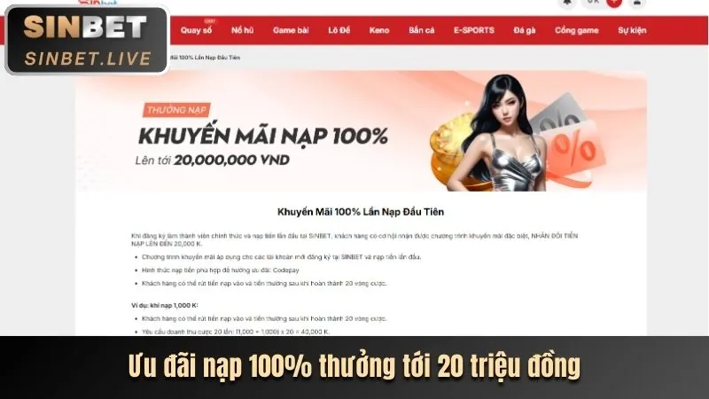 Thưởng nạp tiền hàng ngày sun88 app